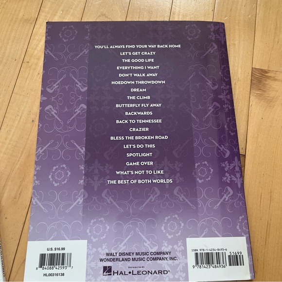 Hannah Montana, Mamma Mia The Movie Piano, Vocal and Guitar Chords /Harry Potter - Picture 3 of 4